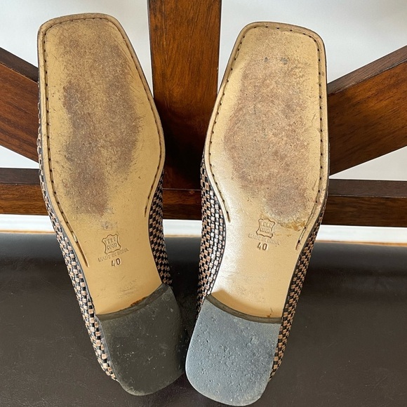 Raffaella Venturini brown and black leather loafers size 9 Eu 40 - Picture 3 of 17